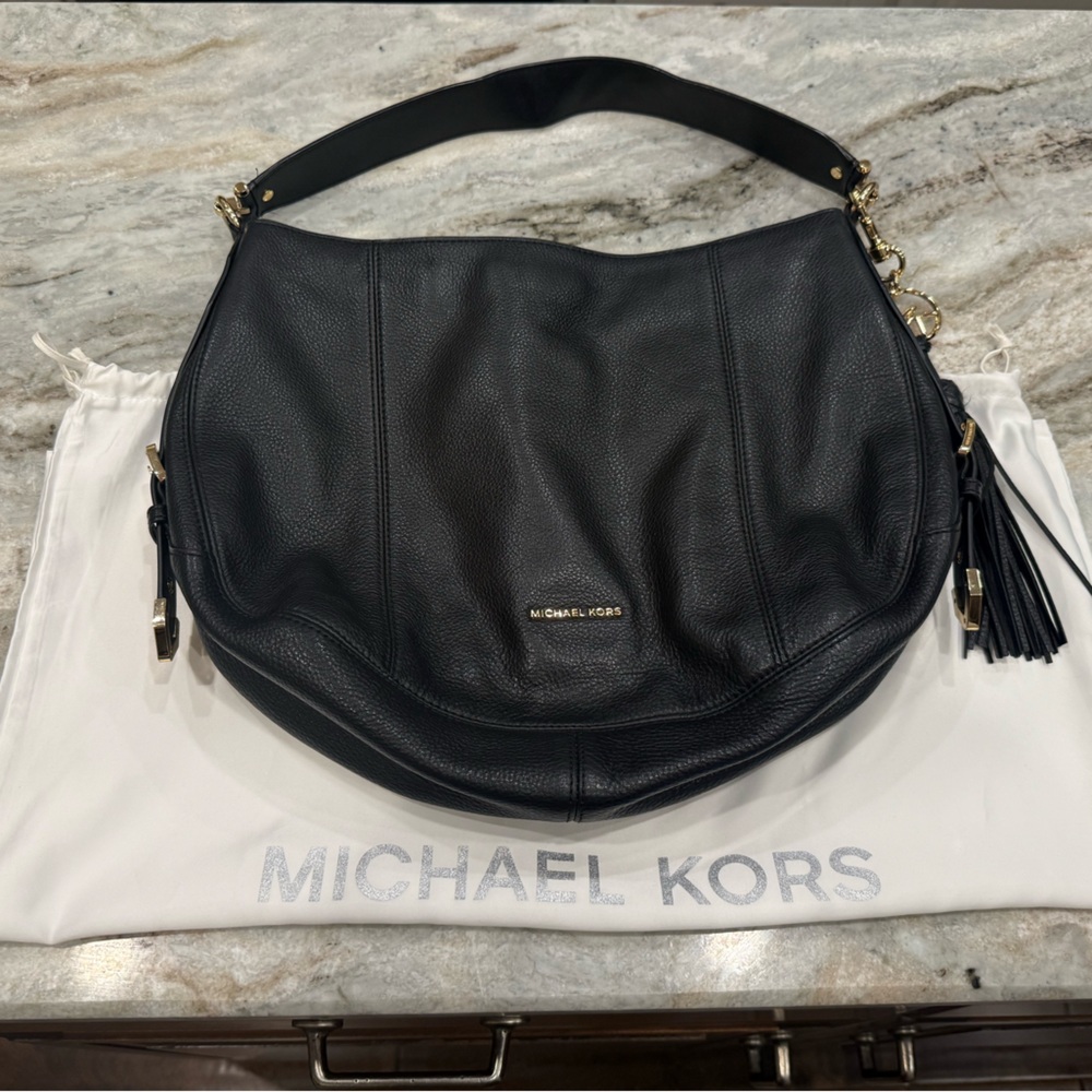 Michael Kors Black Hobo Bag w/ duster bag